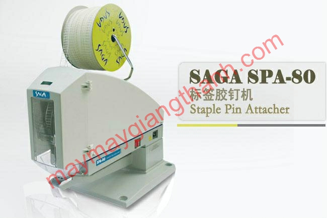 Plastic Staple Pin Attacher SAGA Bullet Machine