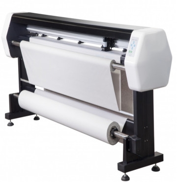 The HP45 dual-head inkjet plotter prints diagrams with a width of 1.90 meters.