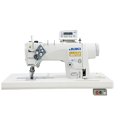 The Juki LH-3568ASF-7 is a 2-needle electronic sewing machine.