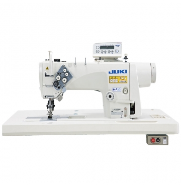 The Juki LH-3568ASF-7 is a 2-needle electronic sewing machine.