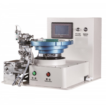Automatic button fastening system