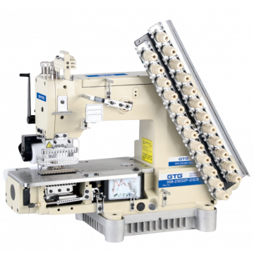 Multineedle Cylinder Bed Double Chainstitch Machine