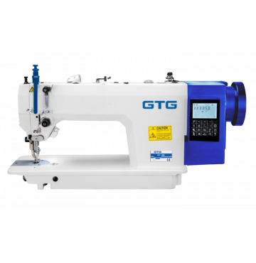 Heavy duty top and button feed computereized lockstich sewing machine